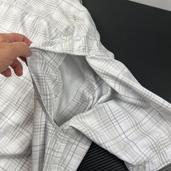 Eddie Bauer Mens Plaid Fishing Shirts Vented Back LOT OF 2 size XL Outdoor Hike - Picture 6 of 16